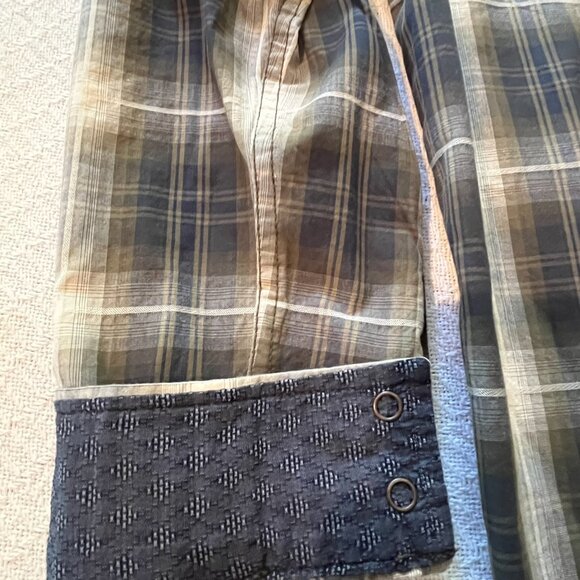 Share MoonShine Spirit Brad Paisley Large long sleeve shirt pearl button - Picture 2 of 8